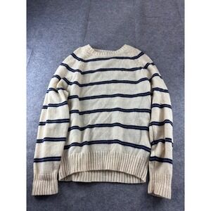 Kenneth Gordon New Orleans Avon Scottish Shetland Wool Striped Sweater Mens L